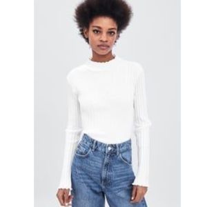 NEW ZARA thermal Tshirt